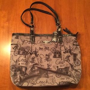 Authentic Coach Horse and Carriage Tote